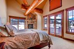 Master bedroom with private balcony